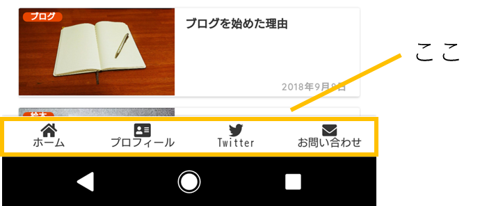 Wordpress Jin スマホフッターメニューのカスタマイズ くすくすパピックス