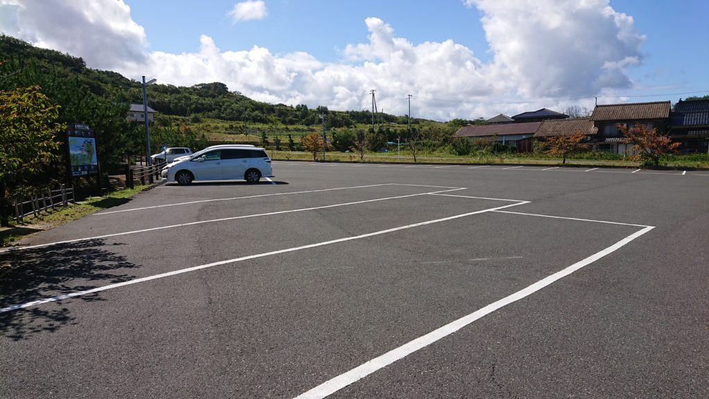 琴引浜鳴き砂文化館の駐車場
