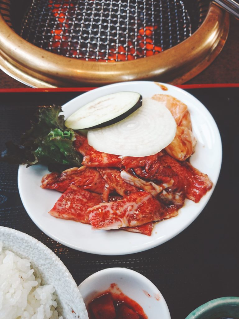 竹田屋の竹田屋定食の肉だけアップ