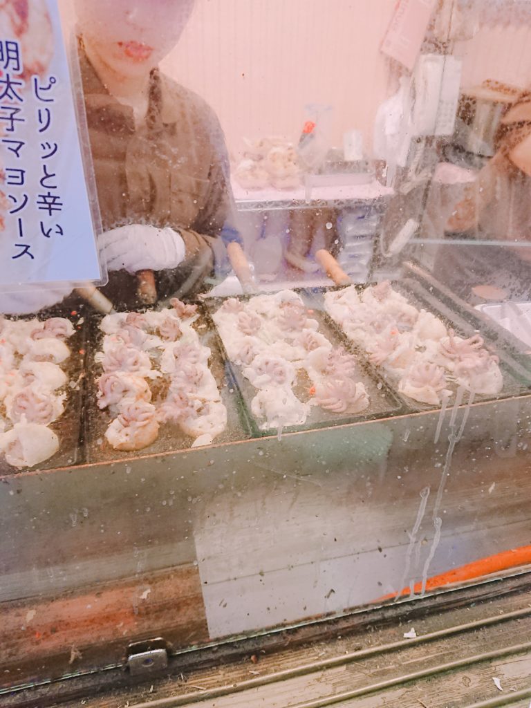 西紀サービスエリアの踊りたこ焼き