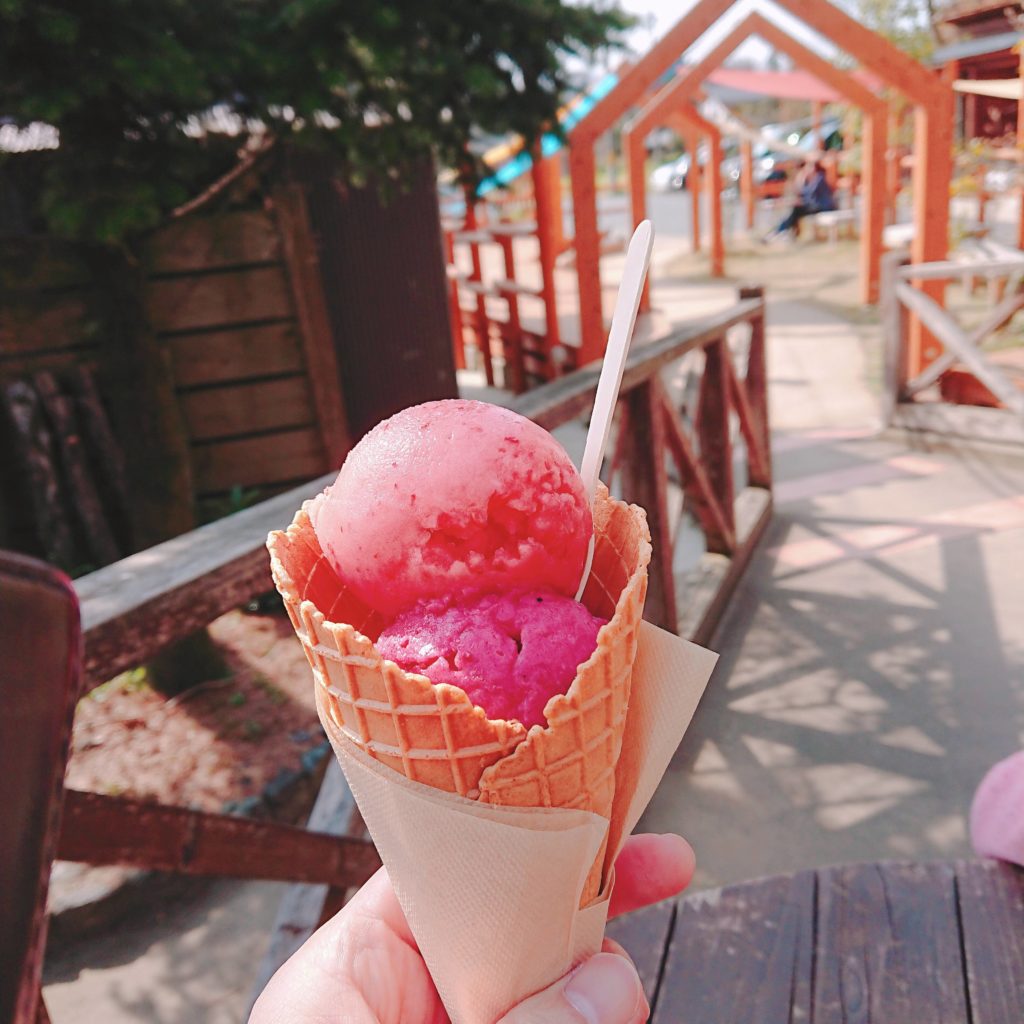 ミルク工房SORAのジェラート(コーン)