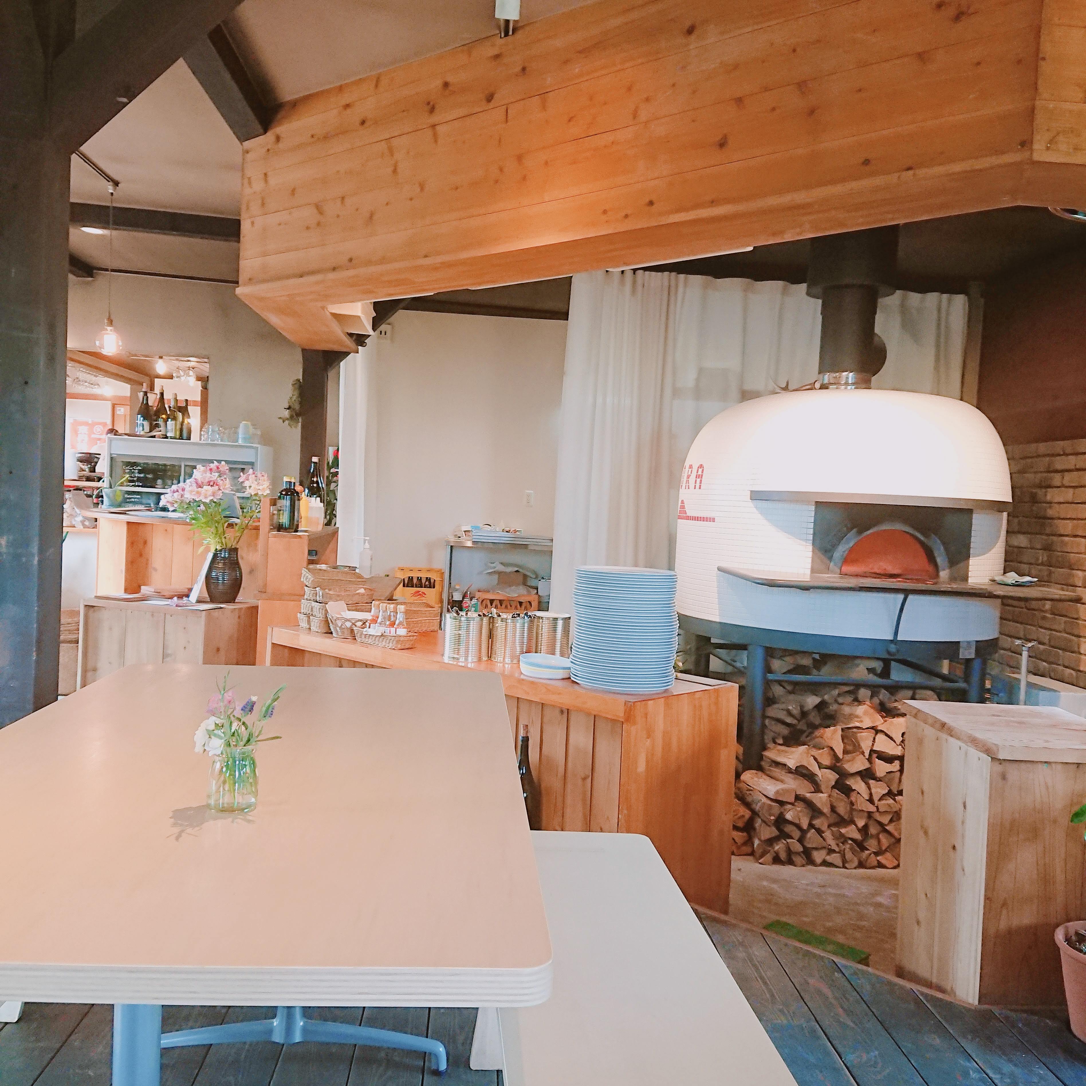 「ミルク工房そら」の店内