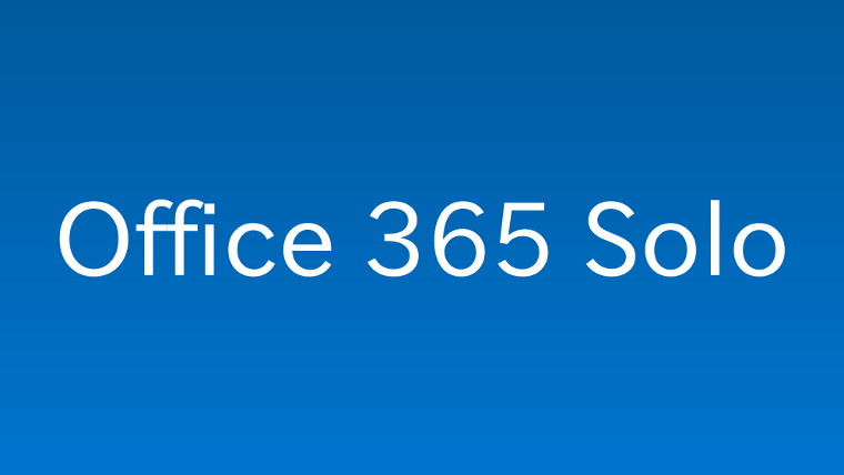 Office 365 soloの文字
