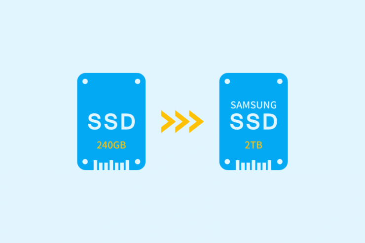 SAMSUNG SSDへ換装